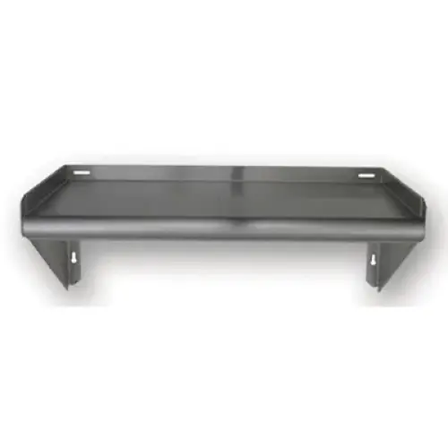 Universal WSP18108 - Stainless Steel Tab Lock Wall Shelf - 18" X 108"